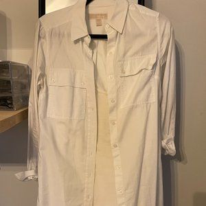 Michael Kors White Shirt Dress